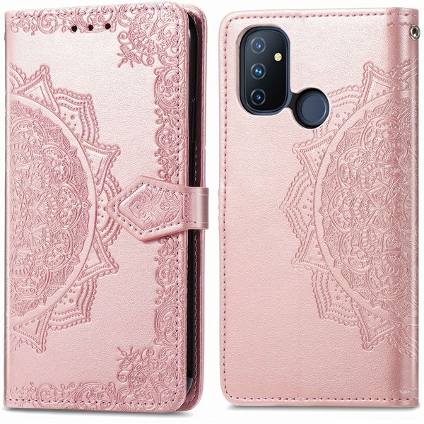 imoshion Etui de téléphone portefeuille Mandala OnePlus Nord N100