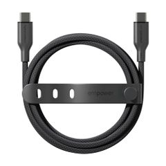 Empower by PanzerGlass Câble de recharge Racing USB-C vers USB-C - 240 W - 2 mètres - Space Black