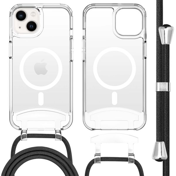 imoshion Coque MagSafe avec cordon amovible Apple iPhone 13 - Transparent