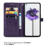 imoshion Etui de téléphone portefeuille Mandala Nothing Phone (1) - Violet