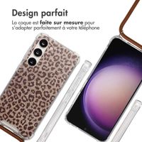 imoshion Coque Design avec cordon Samsung Galaxy S23 - Leopard Mood