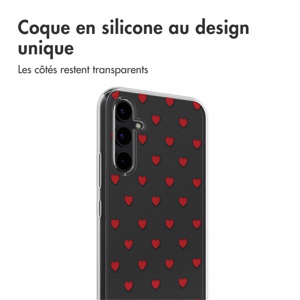 imoshion Coque Design Samsung Galaxy A34 (5G) - Red Hearts