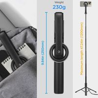 Spigen Trépied Selfie Stick MagSafe - avec télécommande - Universel - 120CM - Noir