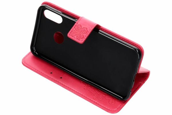 Etui de téléphone Fleurs de Trèfle Huawei P Smart Plus