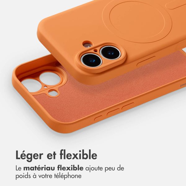 imoshion Coque Couleur avec MagSafe Apple iPhone 17 - Neon Orange
