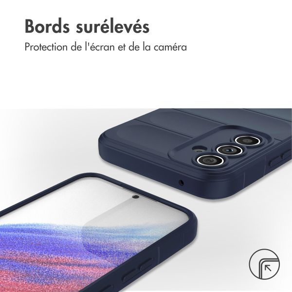 imoshion Coque arrière EasyGrip Samsung Galaxy A54 (5G) - Bleu foncé