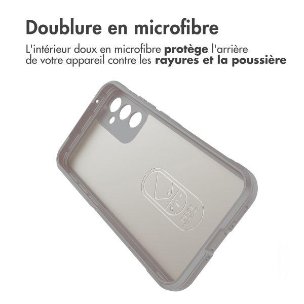 imoshion Coque arrière EasyGrip Samsung Galaxy A34 (5G) - Gris