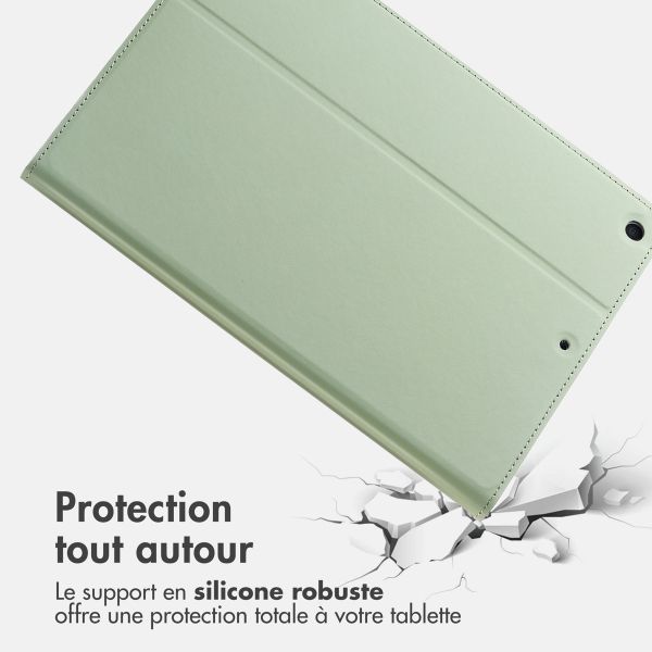 Accezz Coque tablette Classic Apple iPad 9 (2021) 10.2 pouces / iPad 8 (2020) 10.2 pouces / iPad 7 (2019) 10.2 pouces - Vert