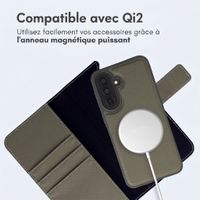 imoshion Étui portefeuille luxe 2-en-1 amovible Samsung Galaxy A37 (5G) - Vert