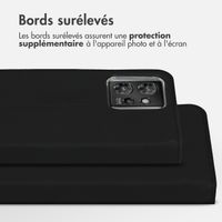 Accezz Étui de télephone Wallet Motorola ThinkPhone - Noir
