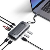 Satechi Adaptateur USB-C Multiport MX - Hub USB-C pour ordinateur portable - Gris sidéral