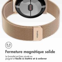 imoshion Bracelet magnétique milanais Google Pixel Watch 3 / 4 (45 mm) - Rose Gold