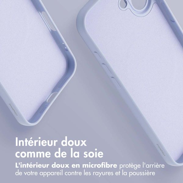 imoshion Coque Couleur avec MagSafe Apple iPhone 16 - Lila / Lilac