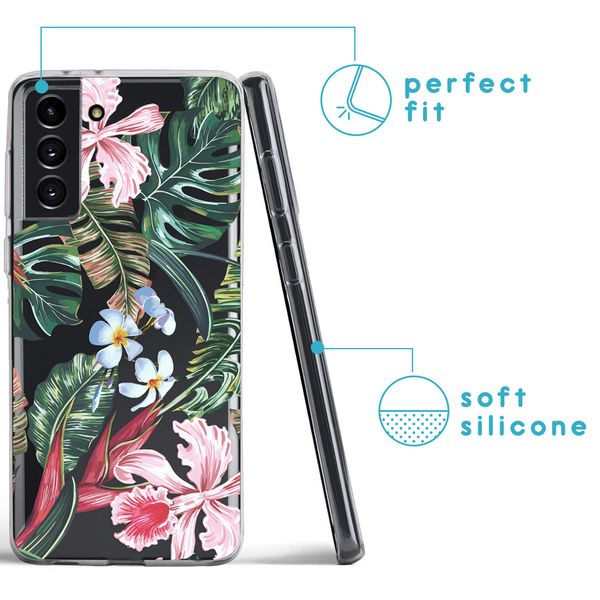 imoshion Coque Design Samsung Galaxy S21 - Tropical Jungle