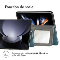 imoshion Étui de télephone portefeuille Samsung Galaxy Z Fold 6 - Bleu clair