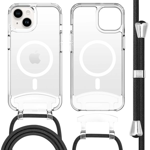 imoshion Coque MagSafe avec cordon amovible Apple iPhone 14 - Transparent