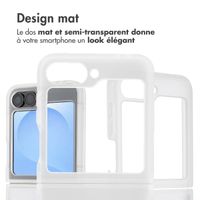 imoshion Coque Color Guard avec MagSafe Samsung Galaxy Z Flip 7 FE - Blanc