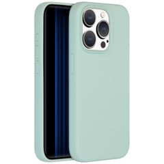 Accezz Coque Liquid Silicone avec MagSafe Apple iPhone 15 Pro - Sky Blue