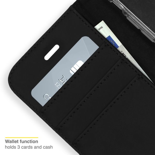 Accezz Étui de télephone Wallet Motorola Moto G100 - Noir