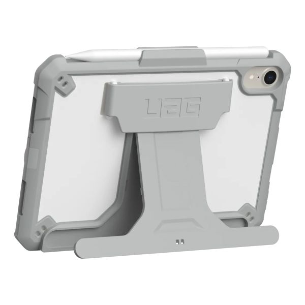 UAG Coque tablette Scout Healthcare avec support et strap Apple iPad Mini 7 (2024) / iPad Mini 6 (2021) - Blanc / Gris