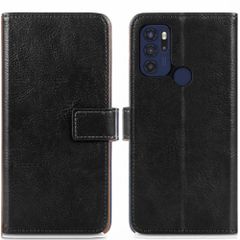 imoshion Étui de télephone portefeuille de luxe Motorola Moto G60s - Noir