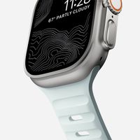 Nomad Bracelet Sport FKM Apple Watch Series 1 á 10 / SE / Ultra (2) (44/45/46/49 mm) - Icy Blue Glow