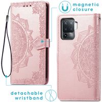 imoshion Etui de télephone Mandala Oppo A94 (5G) - Rose Doré