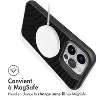 imoshion Rugged Hybrid Carbon Case avec MagSafe Apple iPhone 13 Pro Max - Noir
