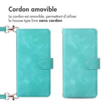 imoshion Etui de téléphone portefeuille avec cordon Samsung Galaxy S21 FE - Turquoise