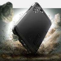 Spigen Coque Tough Armor Samsung Galaxy S22 - Noir