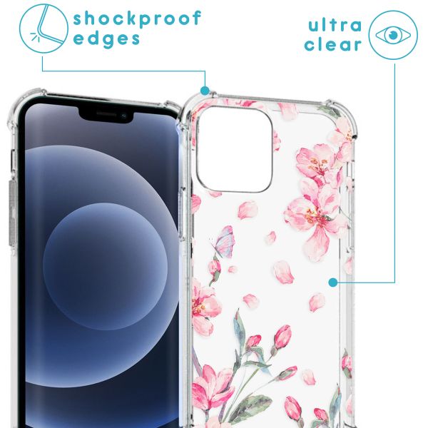 imoshion Coque Design avec cordon Apple iPhone 13 Pro - Blossom Watercolor