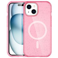 imoshion Coque Sparkle avec MagSafe iPhone 15 - Rose