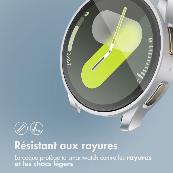 imoshion Coque rigide à couverture complète Samsung Galaxy Watch 7 - 40 mm - Argent