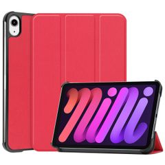 imoshion Coque tablette Trifold Apple iPad Mini 7 (2024) / iPad Mini 6 (2021) - Rouge