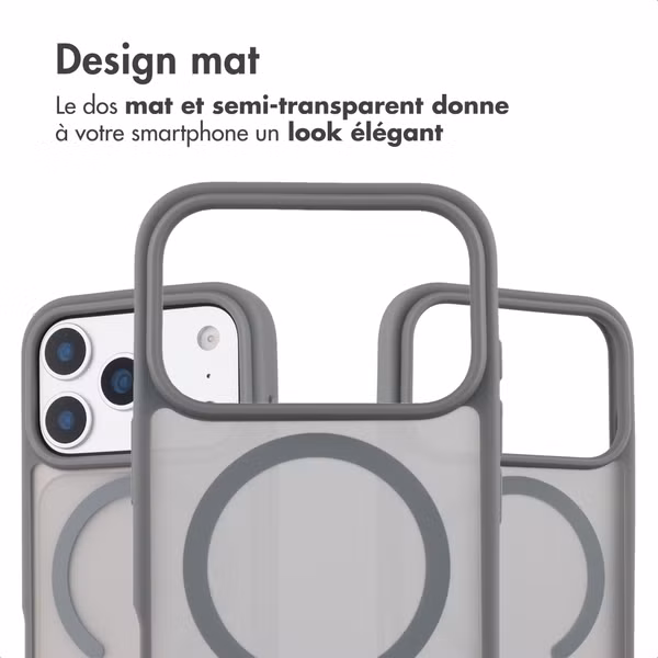 imoshion Coque Color Guard avec MagSafe Apple iPhone 17 Pro - Gris