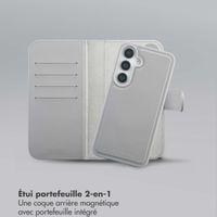 Selencia Étui portefeuille amovible Olyn avec MagSafe Samsung Galaxy S24 / S25 - Gris
