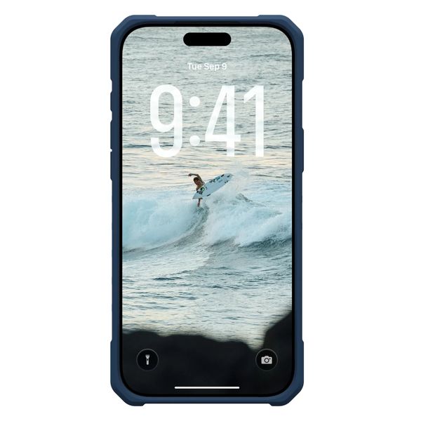 UAG Coque Pathfinder Clear MagSafe avec Lanyard Apple iPhone 17 Pro Max - Clear / Blue Lanyard