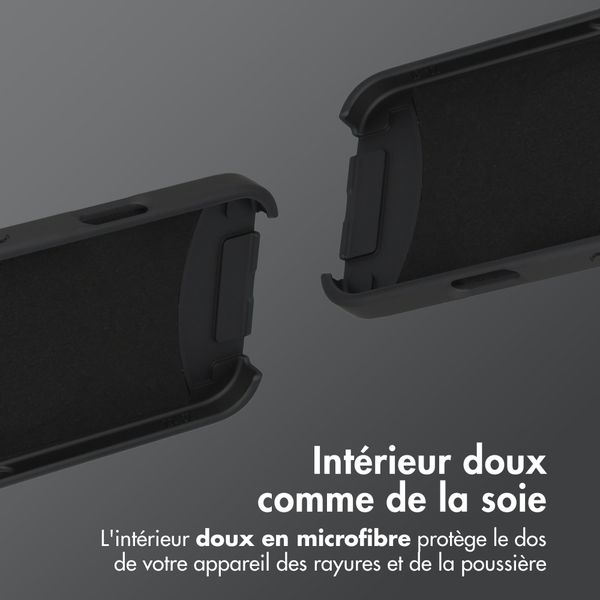 imoshion Coque arrière Color avec cordon amovible et MagSafe Apple iPhone Air - Noir