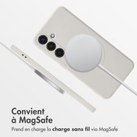 imoshion Coque Couleur avec MagSafe Samsung Galaxy S24 - Beige