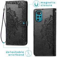 imoshion Etui de téléphone portefeuille Mandala Motorola Moto G22 - Noir