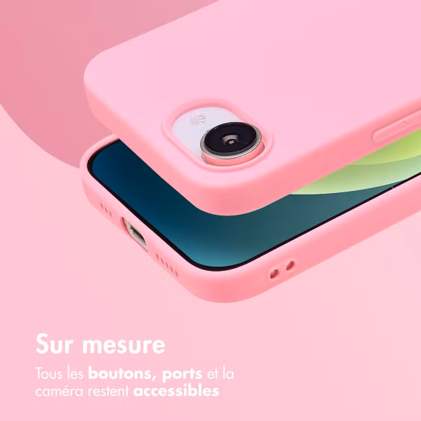 imoshion Coque Couleur Apple iPhone 16e - Bubblegum Pink