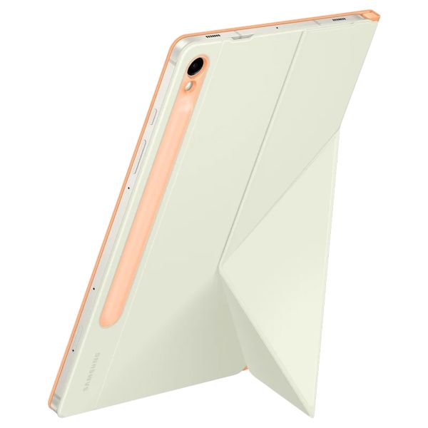 Samsung Coque tablette originale Smart Samsung Galaxy Tab S10 Lite / S9 11 pouces / S10 FE / S9 FE 10.9 pouces - Orange
