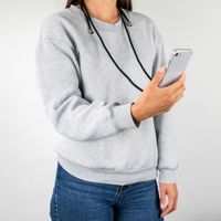 imoshion Coque arrière transparente avec cordon Apple iPhone 12 Pro Max - Noir