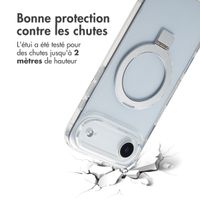 Accezz Coque Ring Stand avec MagSafe Apple iPhone Air - Transparent
