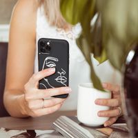 imoshion Coque Design Samsung Galaxy A13 (4G) - Line Art Woman White