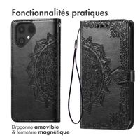 imoshion Etui de télephone Mandala Fairphone 6 - Noir