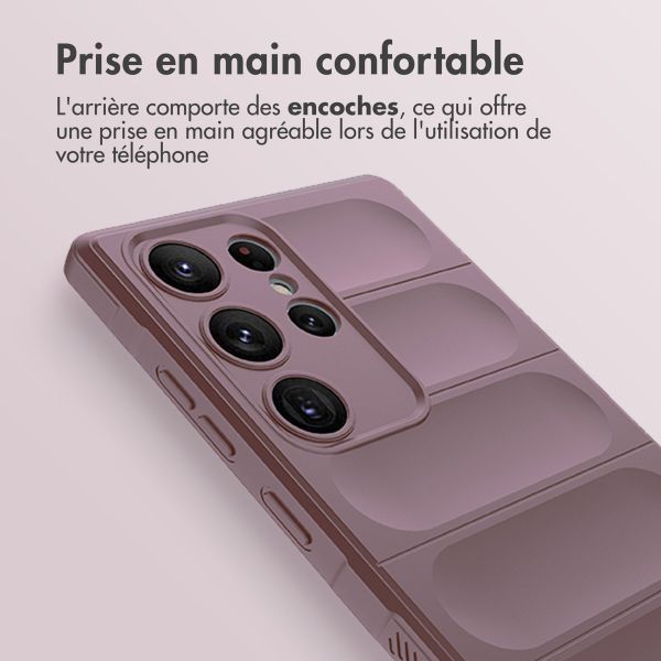 imoshion Coque arrière EasyGrip Samsung Galaxy S23 Ultra - Violet