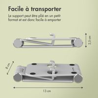 imoshion Support téléphone de bureau en aluminium - Réglable - Universel - Argent