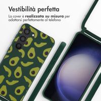 imoshion Coque design en silicone avec cordon Samsung Galaxy S23 - Avocado Green