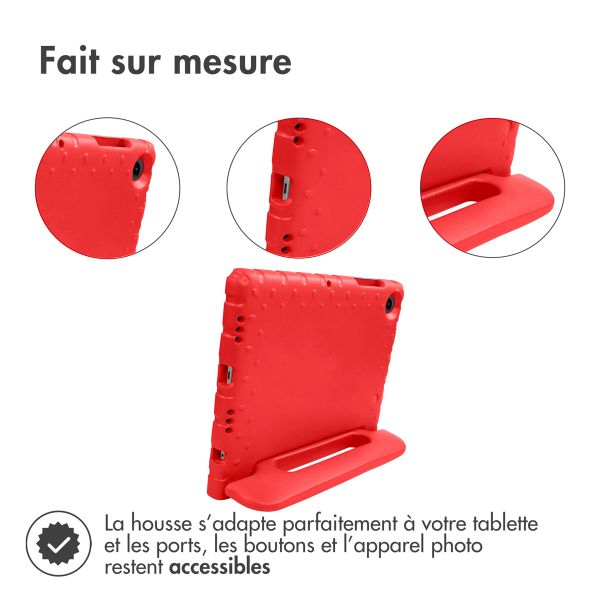 imoshion Coque kidsproof avec poignée Samsung Galaxy Tab A8 - Rouge